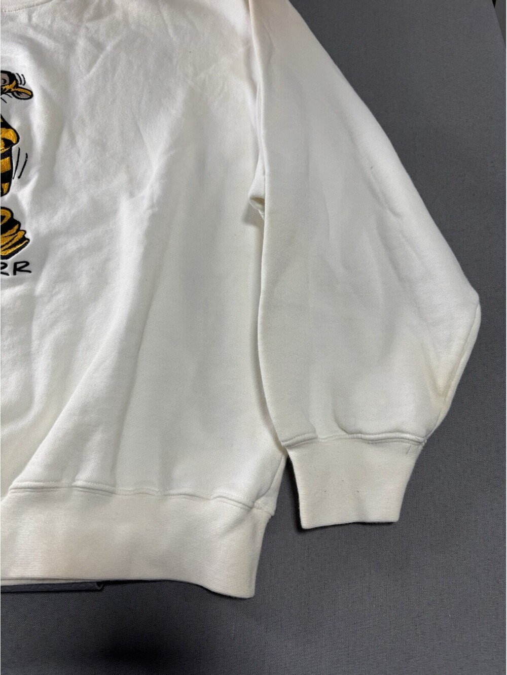 Disney Tigger White Pullover Sweatshirt Graphic - Picture 6 of 15